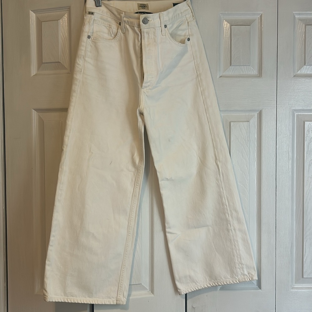 Citizens Of Humanity High Rise White Jeans